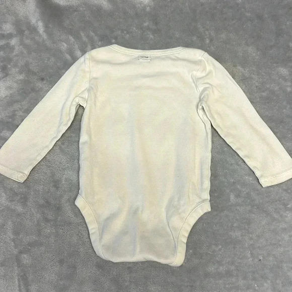 GAP - long sleeve winter design onesie top/shirt. Size 12-18 months - Picture 3 of 4